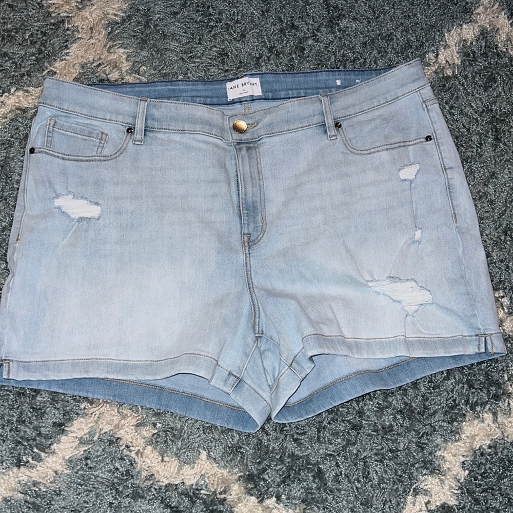 Lane Bryant denim shorts size 24
